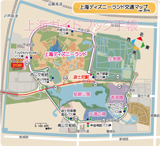上海ディズニーランドMAP地図