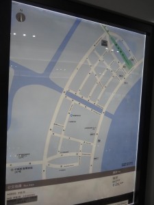 滴水湖駅周辺図（出入り口）