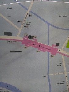 豊庄駅周辺図（出入り口）