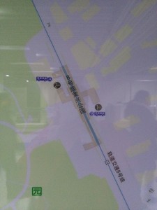 黄興公園駅周辺図（出入り口）