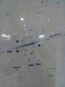 江浦路駅周辺図（出入り口）