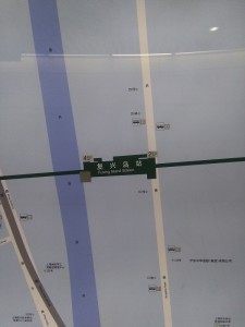復興島駅周辺図（出入り口）