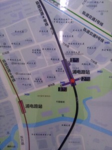 浦電路駅周辺図（出入り口）