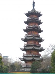 上海龍華寺の龍華塔