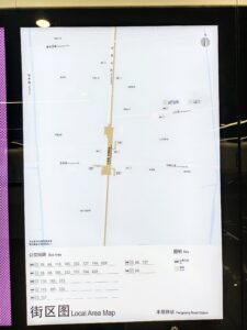 豊翔路駅周辺図（出入口）