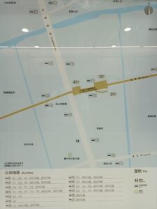 虹梅南路駅周辺図（出入口）